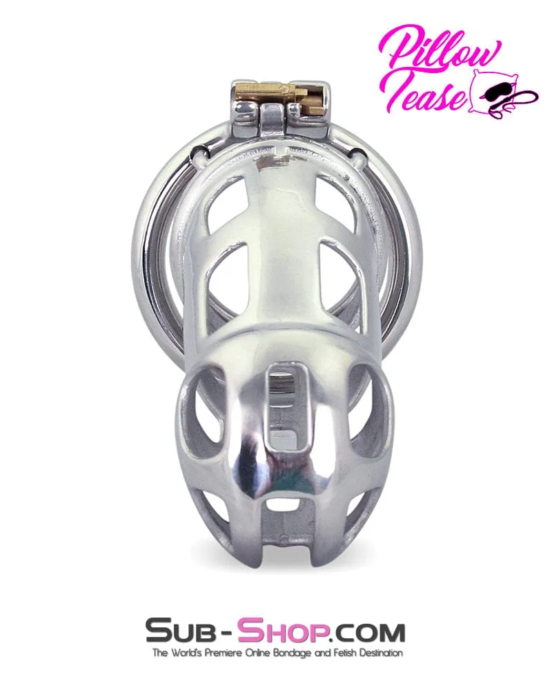0795AR      Hard Up Locking Steel Male Chastity Teasing Cage