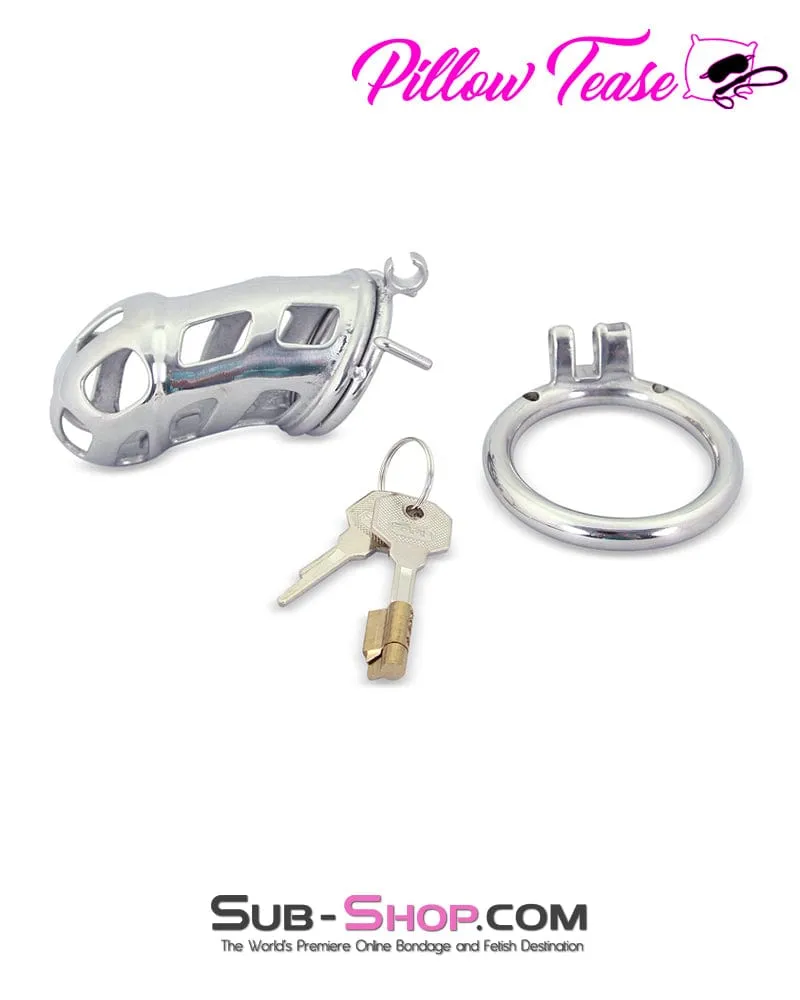 0795AR      Hard Up Locking Steel Male Chastity Teasing Cage