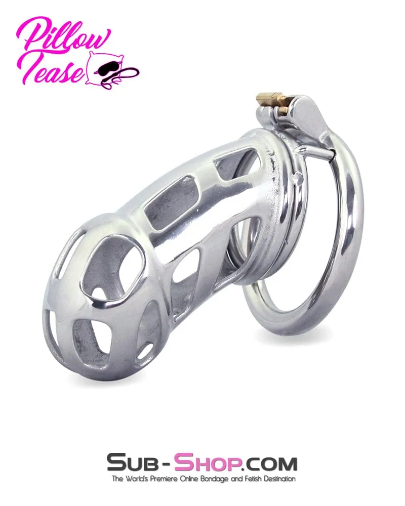 0795AR      Hard Up Locking Steel Male Chastity Teasing Cage