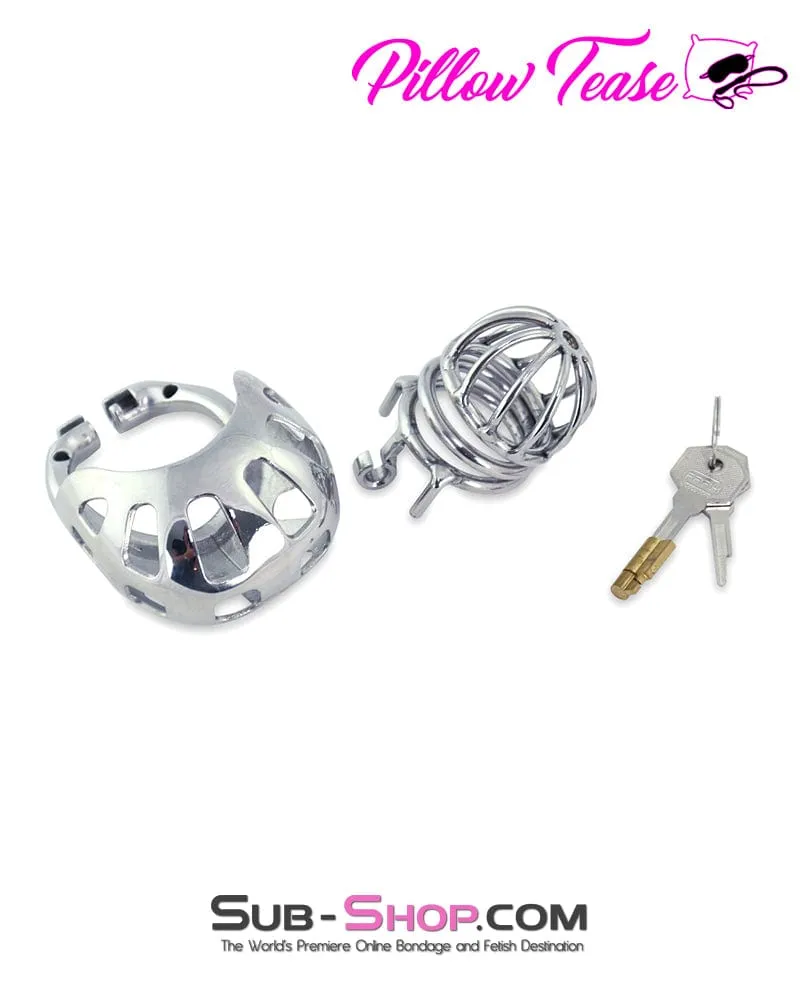 0974AR      Steel Ball Trap Wire Teasing Cock Cage Chastity - MEGA Deal