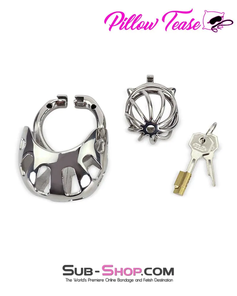 0974AR      Steel Ball Trap Wire Teasing Cock Cage Chastity - MEGA Deal