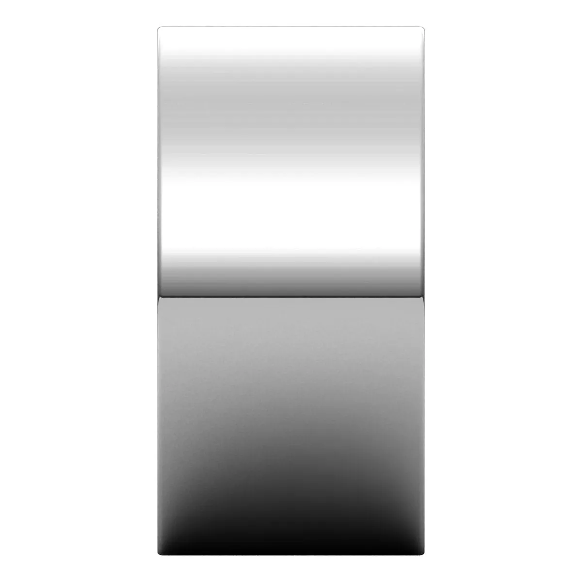 10K White Gold 10 mm flat Wedding Band