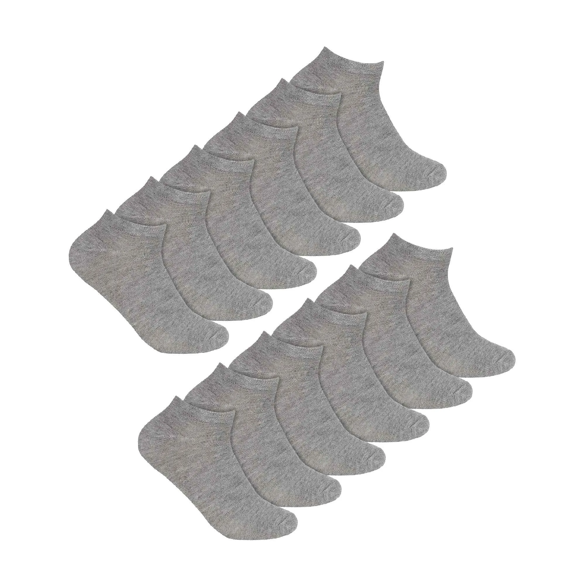 12 Pack Ladies Low Cut Breathable Bamboo Trainer Socks