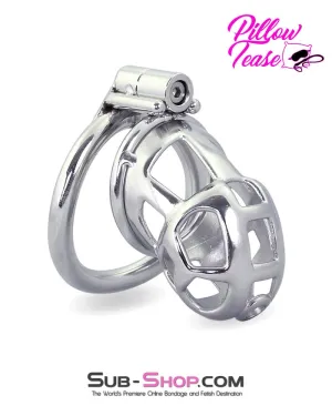 1489AR      Tempt and Tease Steel Male Teasing Chastity Cage