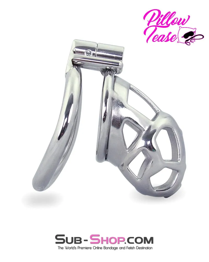 1489AR      Tempt and Tease Steel Male Teasing Chastity Cage
