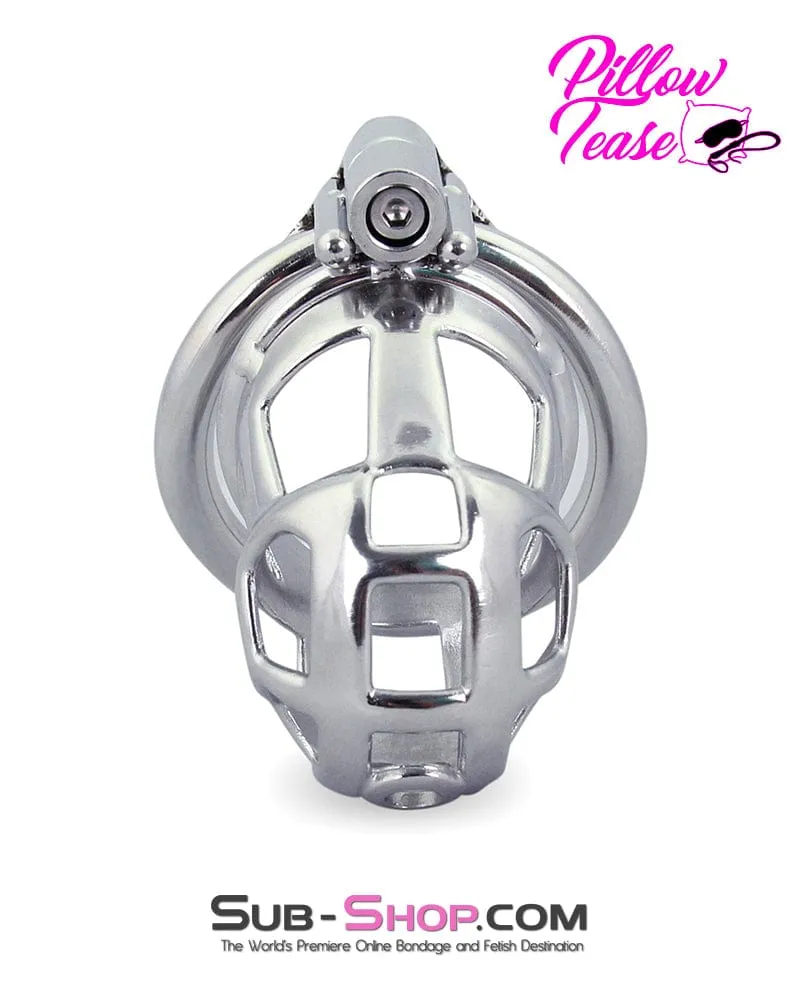 1489AR      Tempt and Tease Steel Male Teasing Chastity Cage