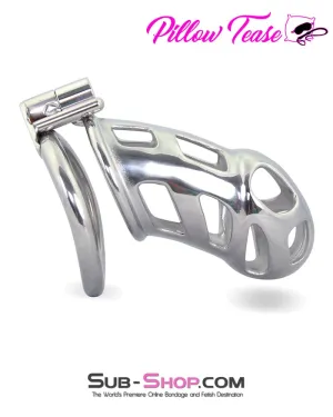 1691AR      Long Teasing Night Steel Male Chastity Cage Device - MEGA Deal