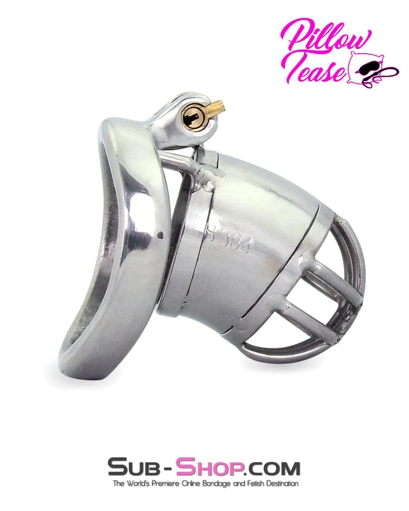 1693AR      Storm Drain Locking Steel Male Chastity Cage