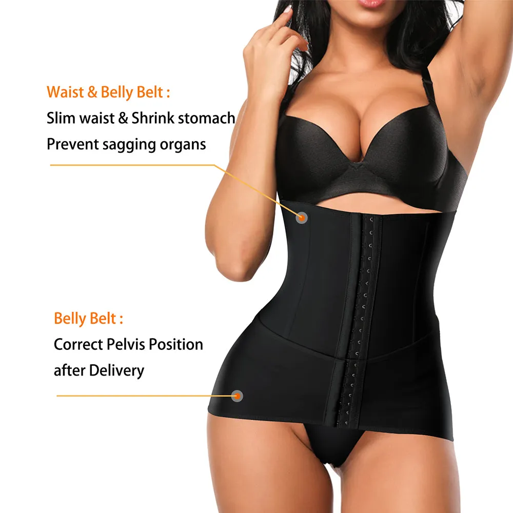 2 in 1 Postpartum Belly Girdle Control Shapewear
