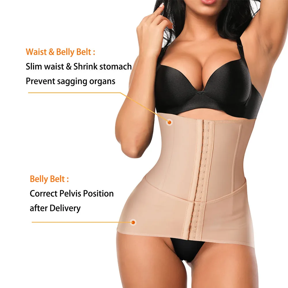 2 in 1 Postpartum Belly Girdle Control Shapewear