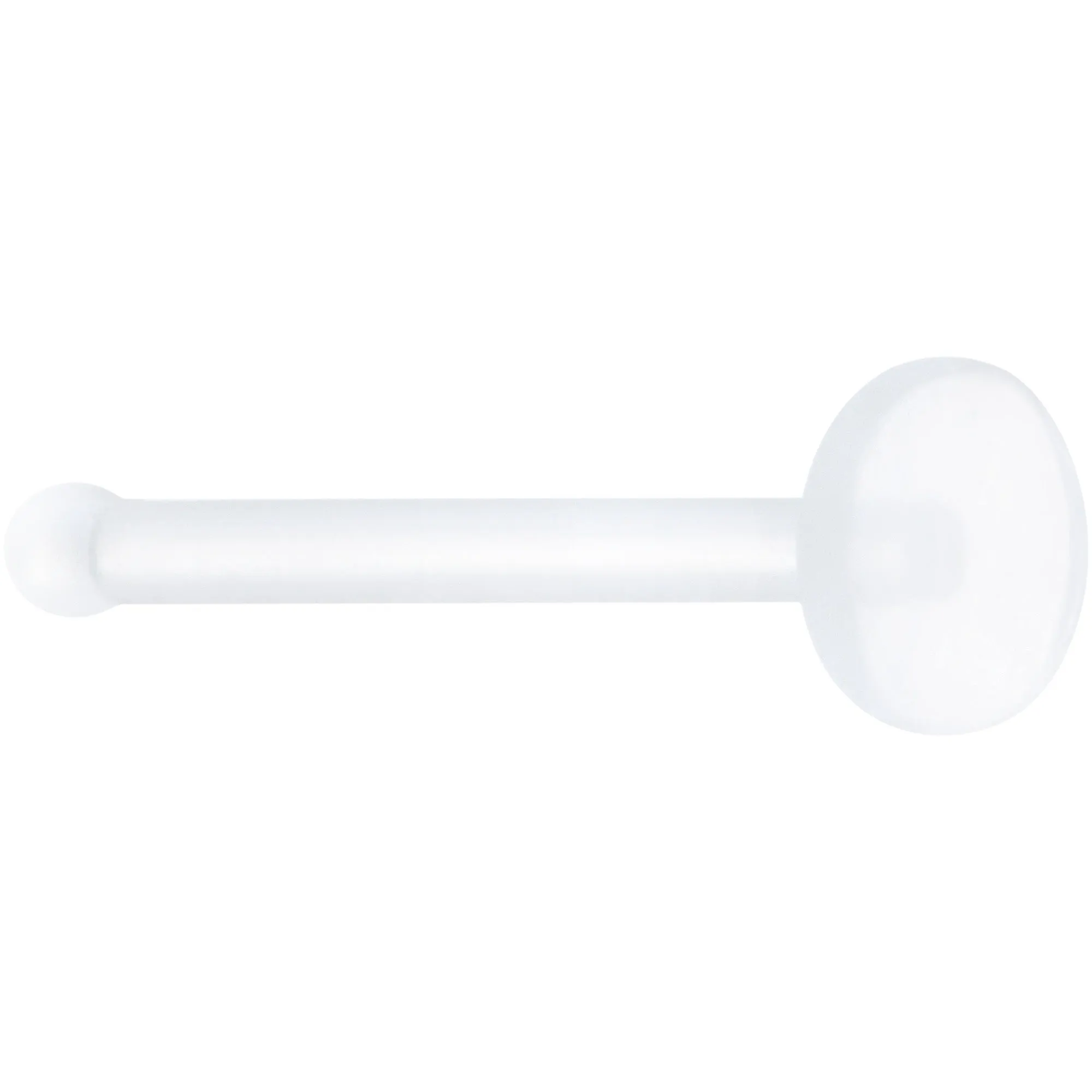 20 Gauge Clear Flat Bioplast Nose Retainer