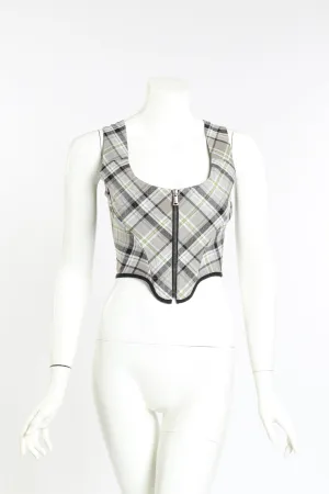 2021 F/W Plaid Portrait Corset