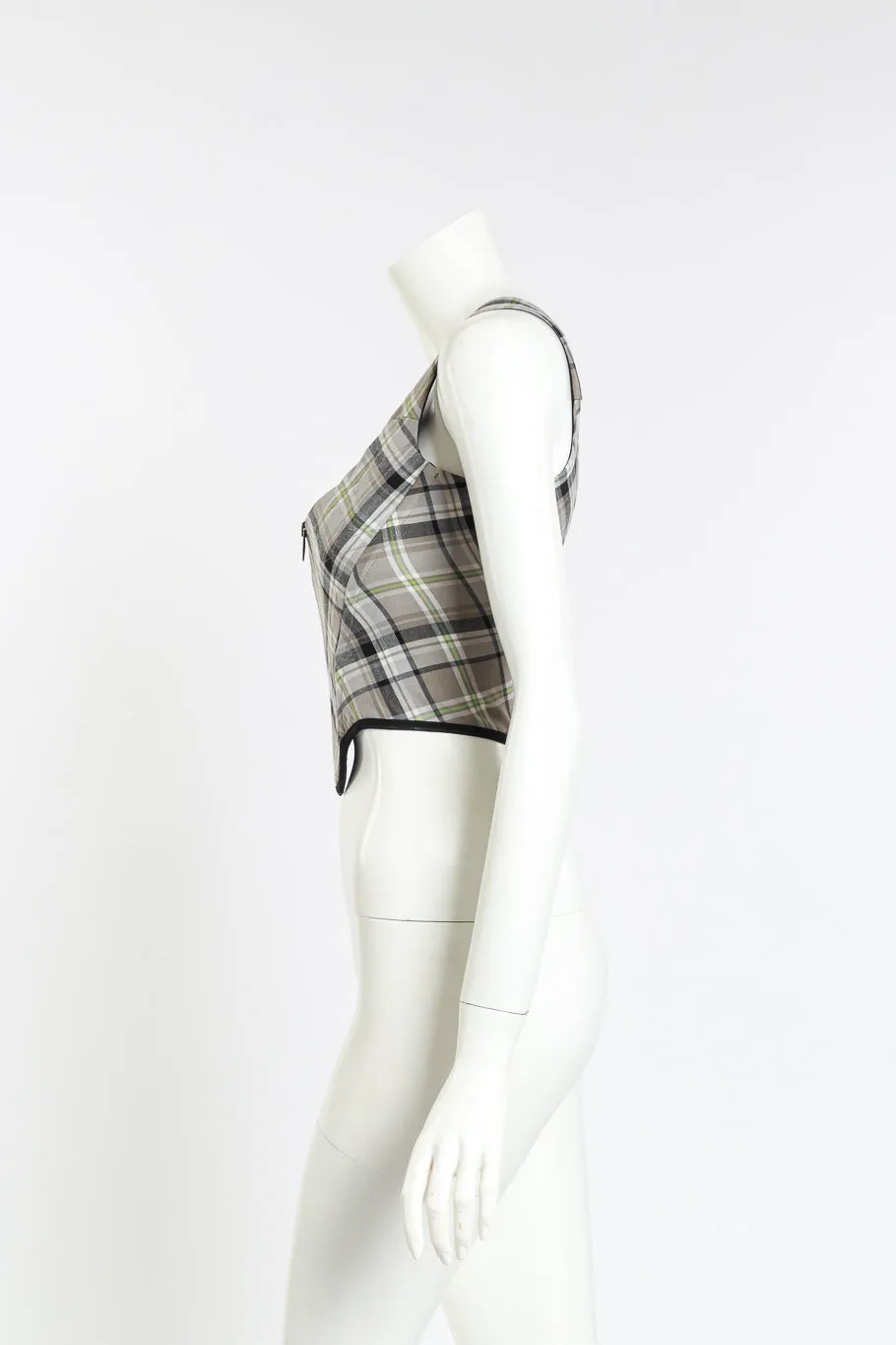 2021 F/W Plaid Portrait Corset