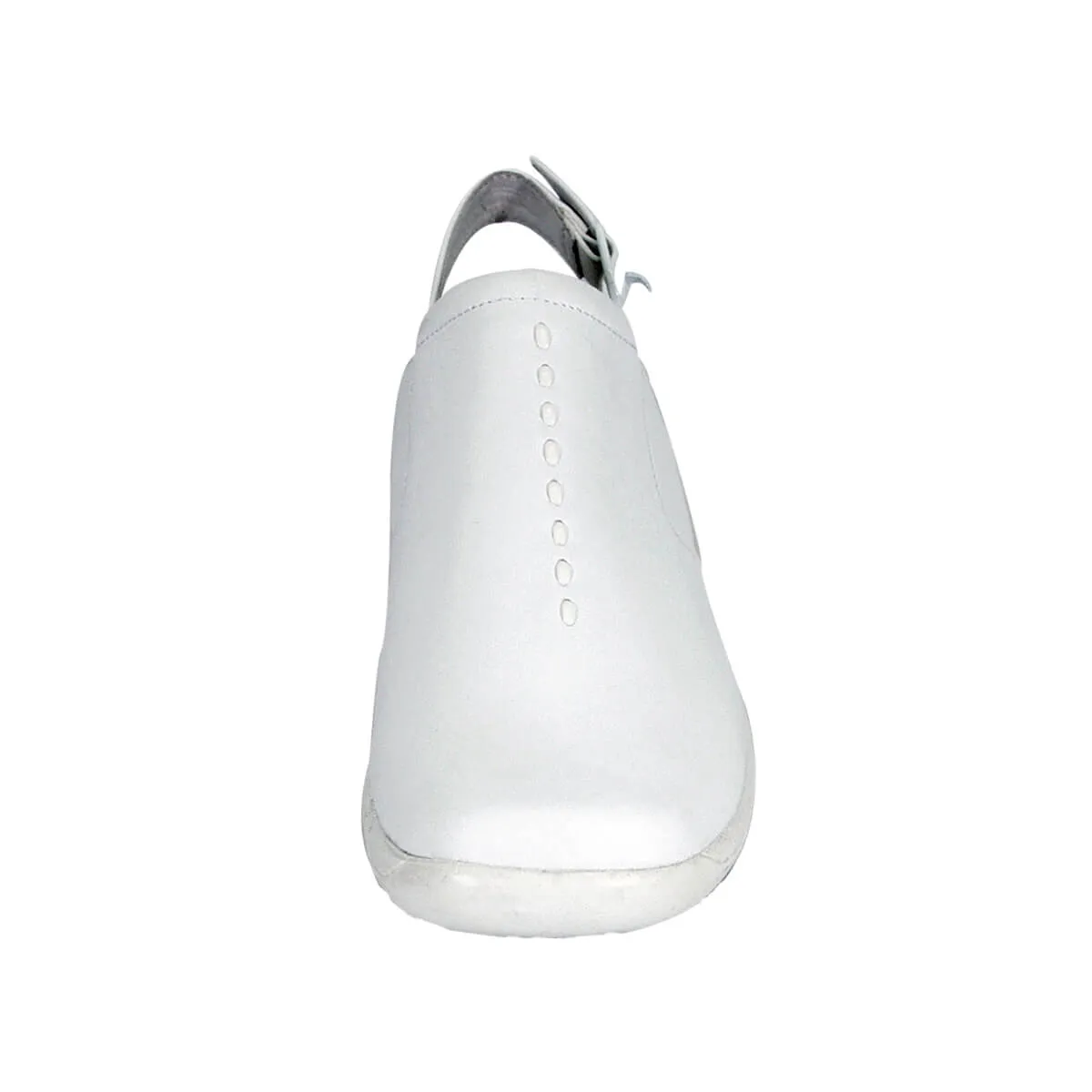 24 HOUR COMFORT Myra Women's Wide Width Leather Clogs