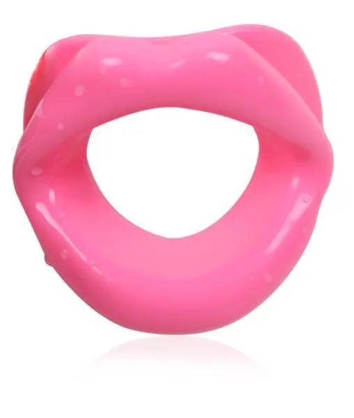 2420DL-SIS      Pretty Sissy Pinky Rubber Sex Doll Lips Open Sissy Fetish Services Mouth Gag