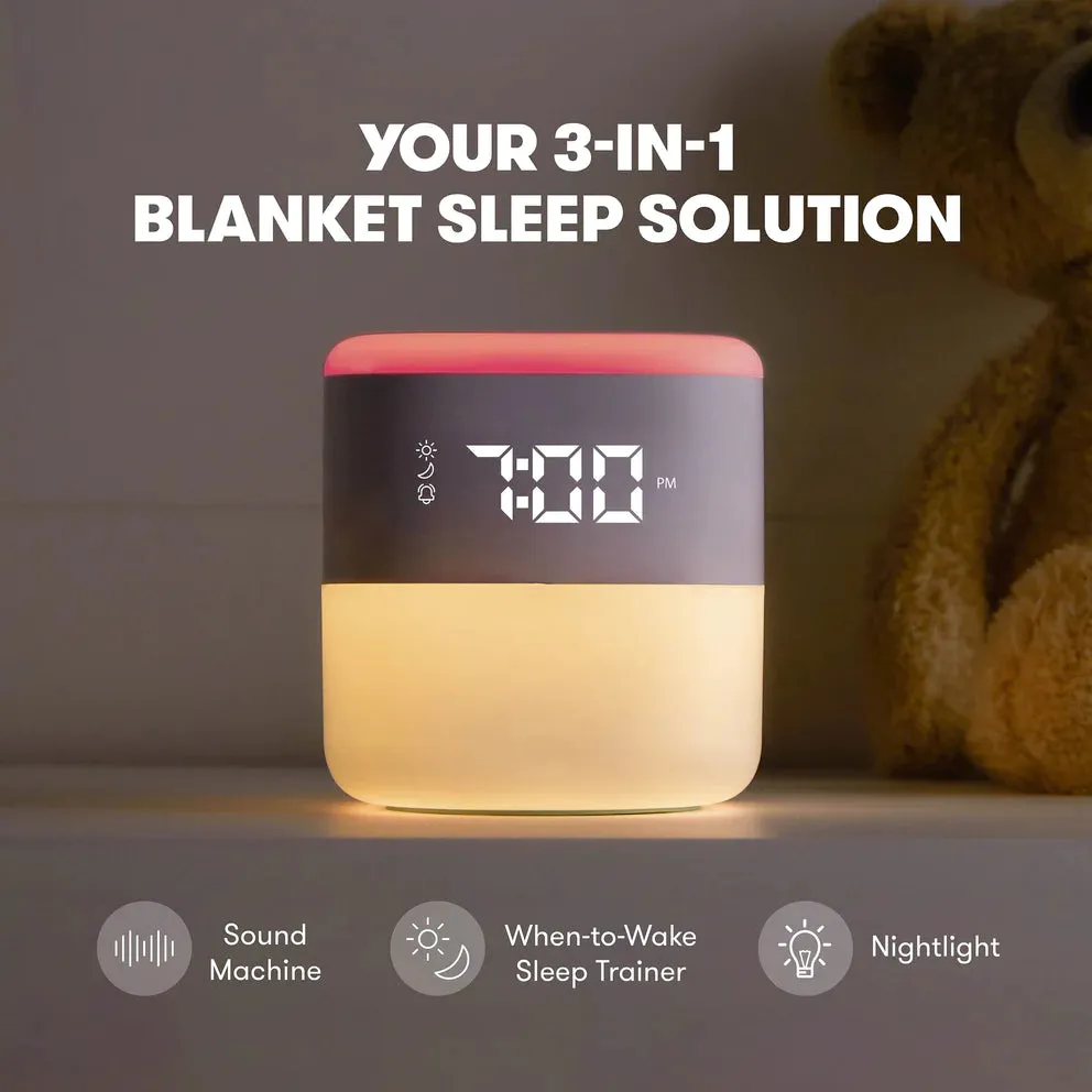 3-in-1 Sound Machine   When-To-Wake Clock/Light