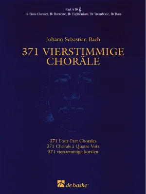 371 FOUR PART CHORALES PART 4 B FLAT TREBLE CLEF