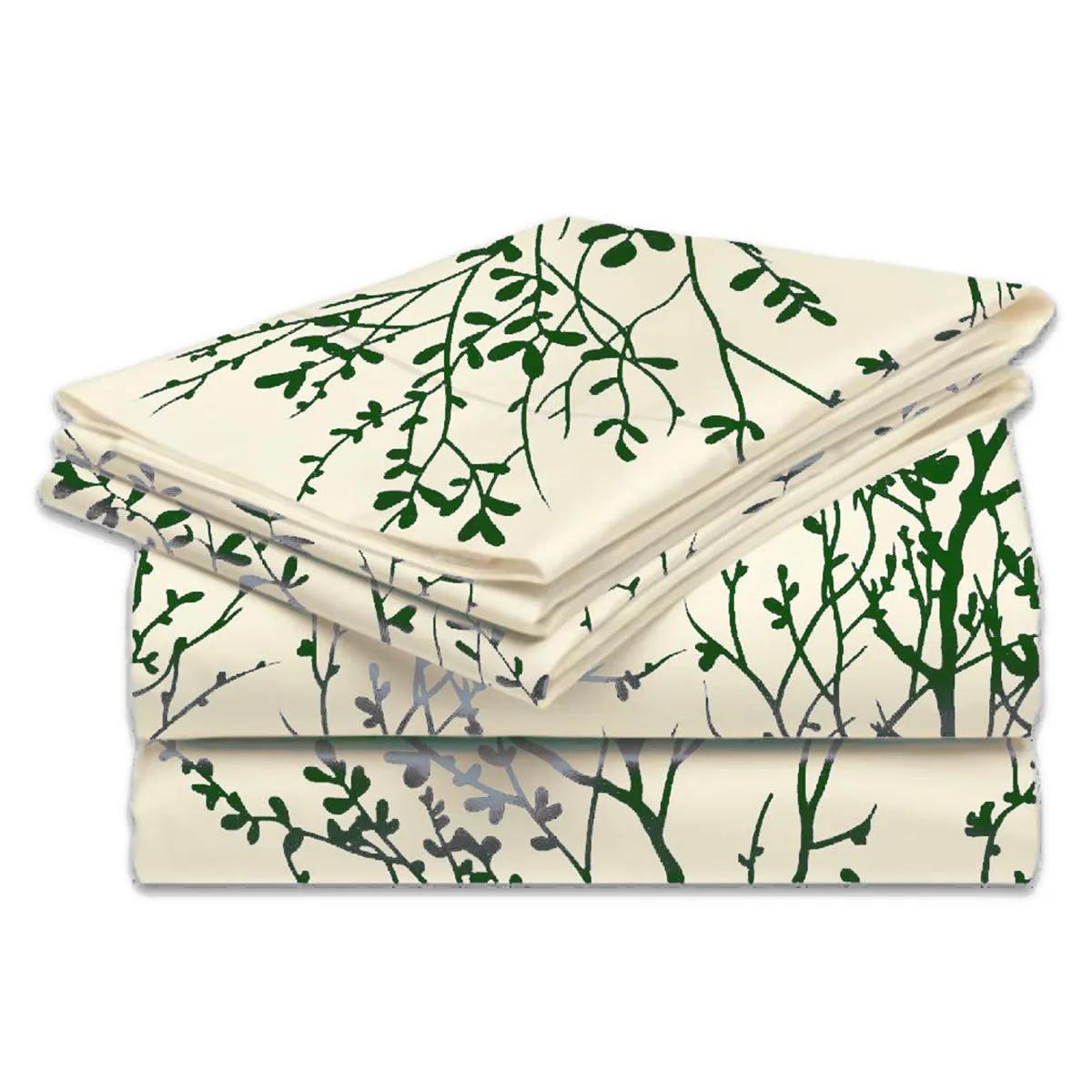 4-Piece Set: Super-Soft 1600 Series Foliage Sheets