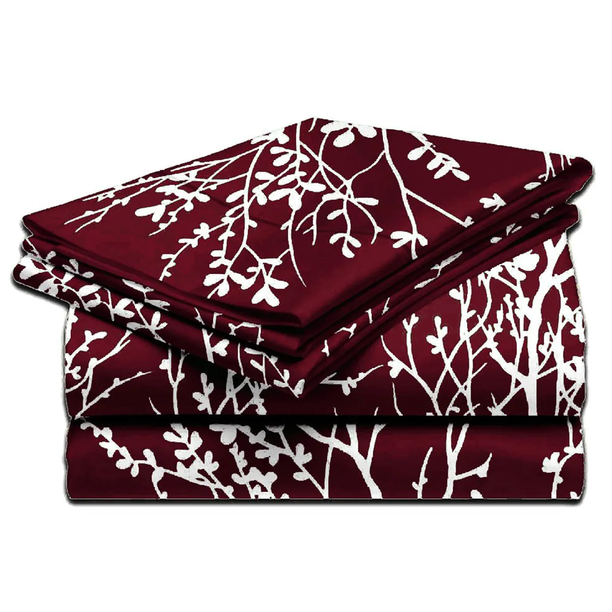 4-Piece Set: Super-Soft 1600 Series Foliage Sheets
