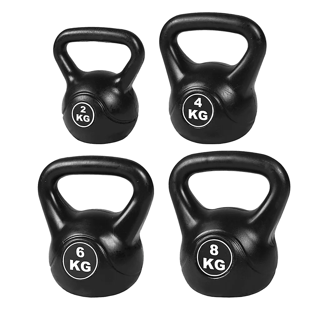 4pcs Exercise Kettle Bell Weight Set 20KG [ONLINE ONLY]