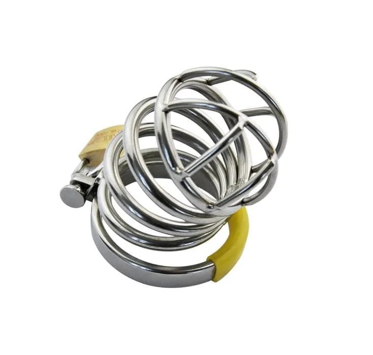 7154AR      Un-Erector Set Locking Steel Male Chastity Device