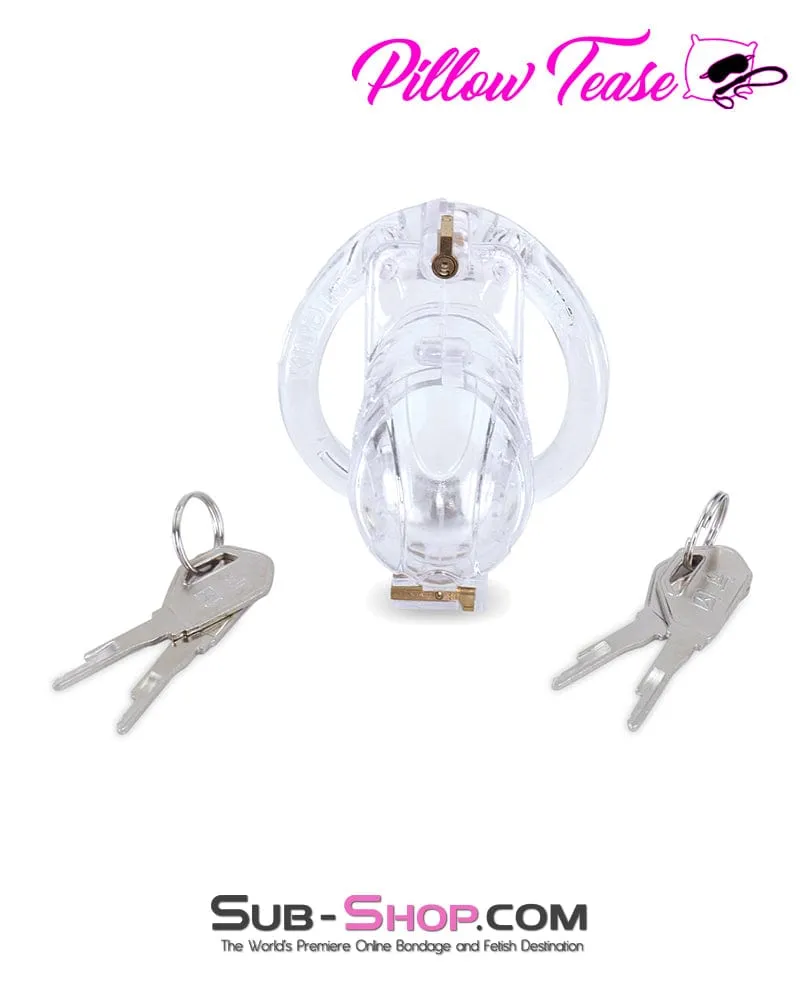 7900AR-SIS      Porthole 2 Lock Sissy Cock Teasing and Torment Chastity Device
