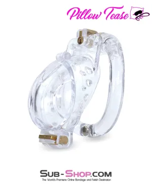 7900AR-SIS      Porthole 2 Lock Sissy Cock Teasing and Torment Chastity Device