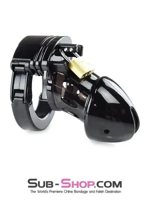 8910AX      Black Jack Adjustable Locking Male Cock Cuff Chastity Device