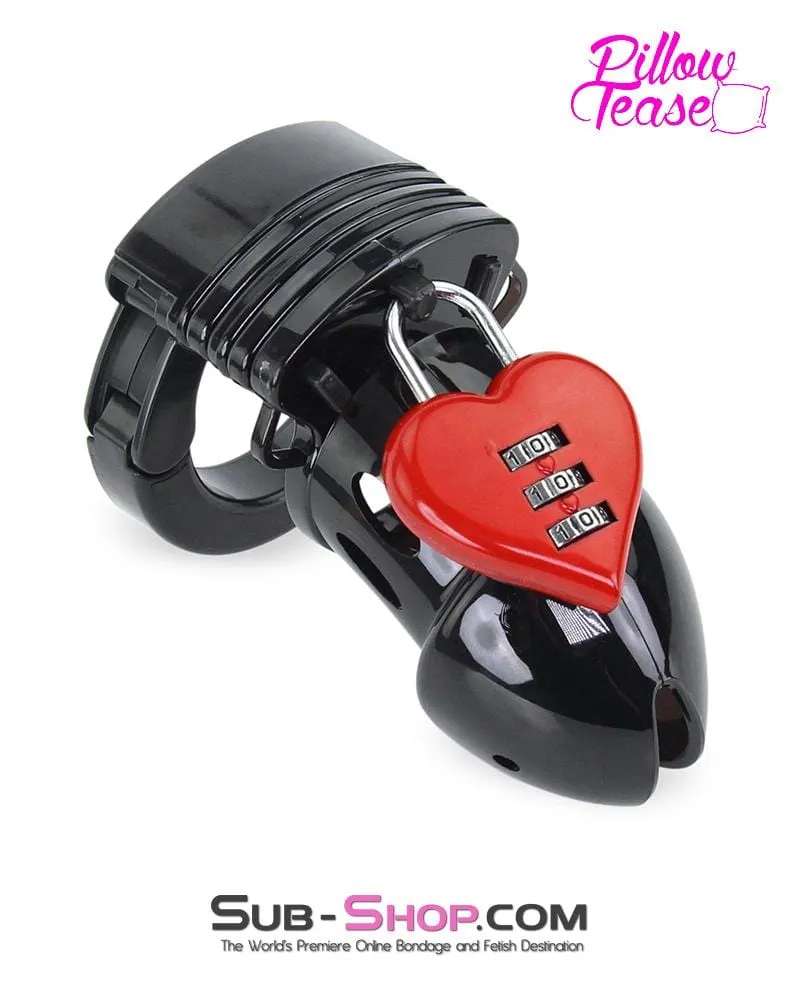 8910AX      Black Jack Adjustable Locking Male Cock Cuff Chastity Device