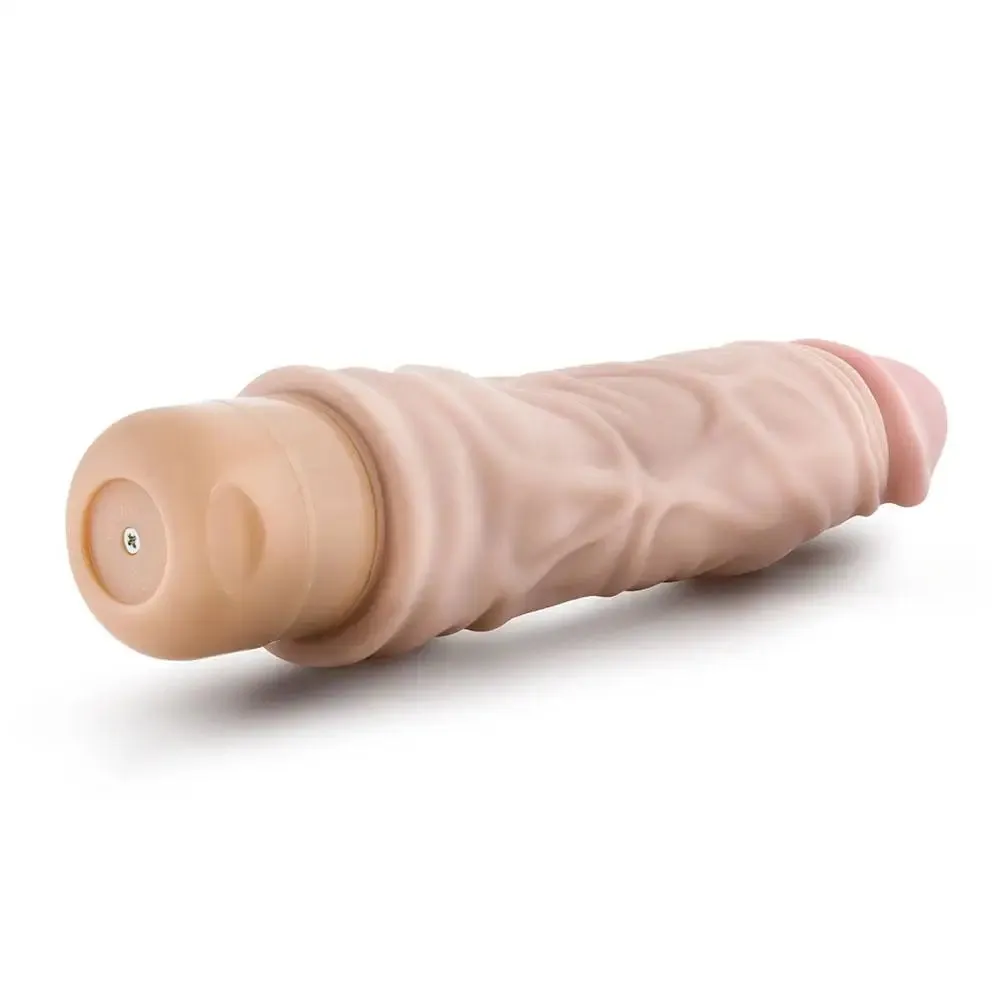 9-inch Blush Novelties Flesh Pink Realistic Penis Dildo with Vein Details