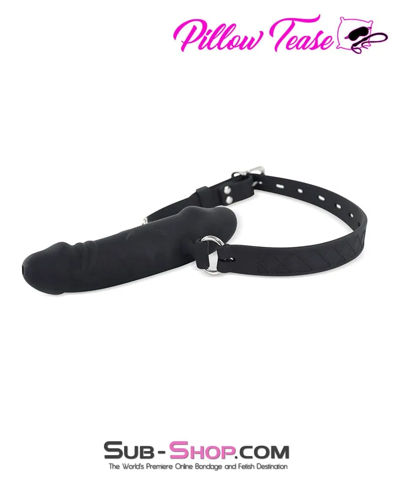 9840DL      Double Ended Locking Silicone Breather Penis Gag - MEGA Deal