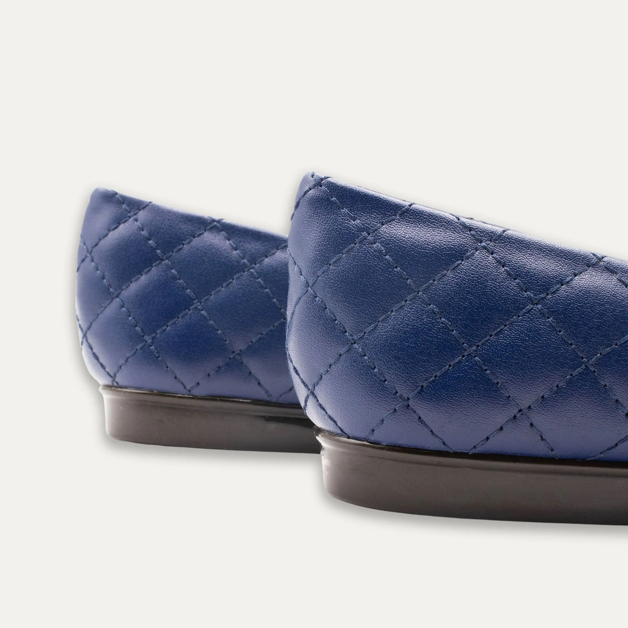 Adriana Bow Indigo Pointed Toe Flats
