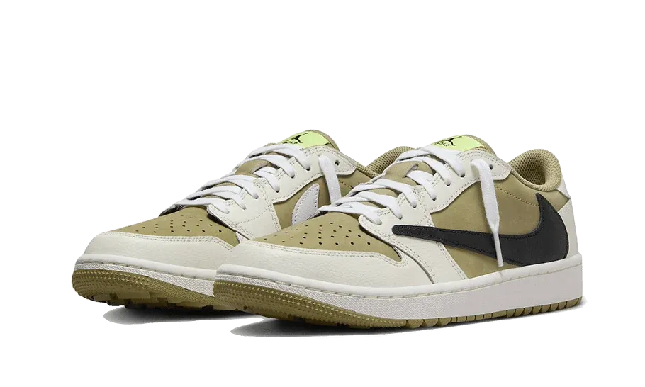 Air Jordan 1 Retro Low Golf Travis Scott Neutral Olive