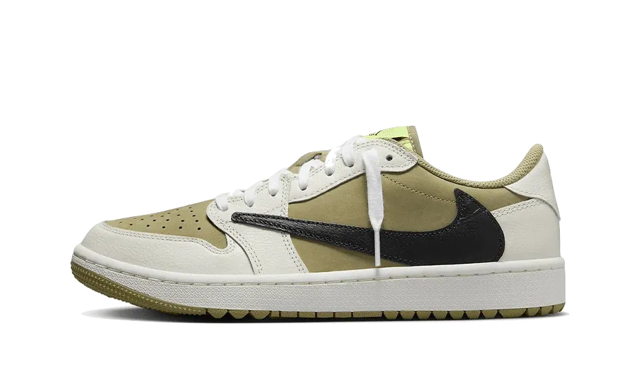 Air Jordan 1 Retro Low Golf Travis Scott Neutral Olive