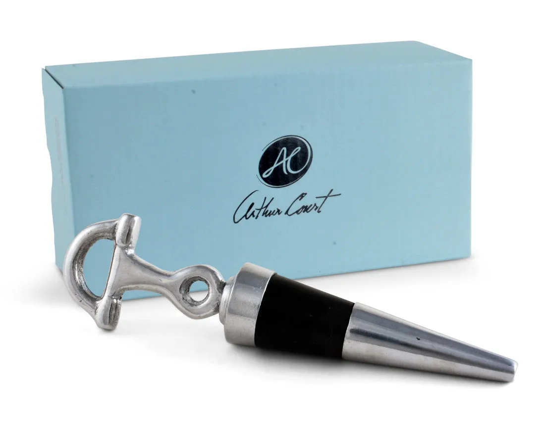 Arthur Court Equestrian Bottle Stopper