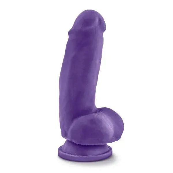 Au Natural Bold Beefy 7in Dildo Purple