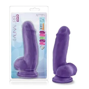 Au Natural Bold Beefy 7in Dildo Purple
