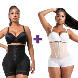 BBL Short | Stage 3 Post-Op Tummy Control High Waisted   BBL & Lipo | Stage 4 Faja Waist Cincher | Hourglass | Pack Exclusivo