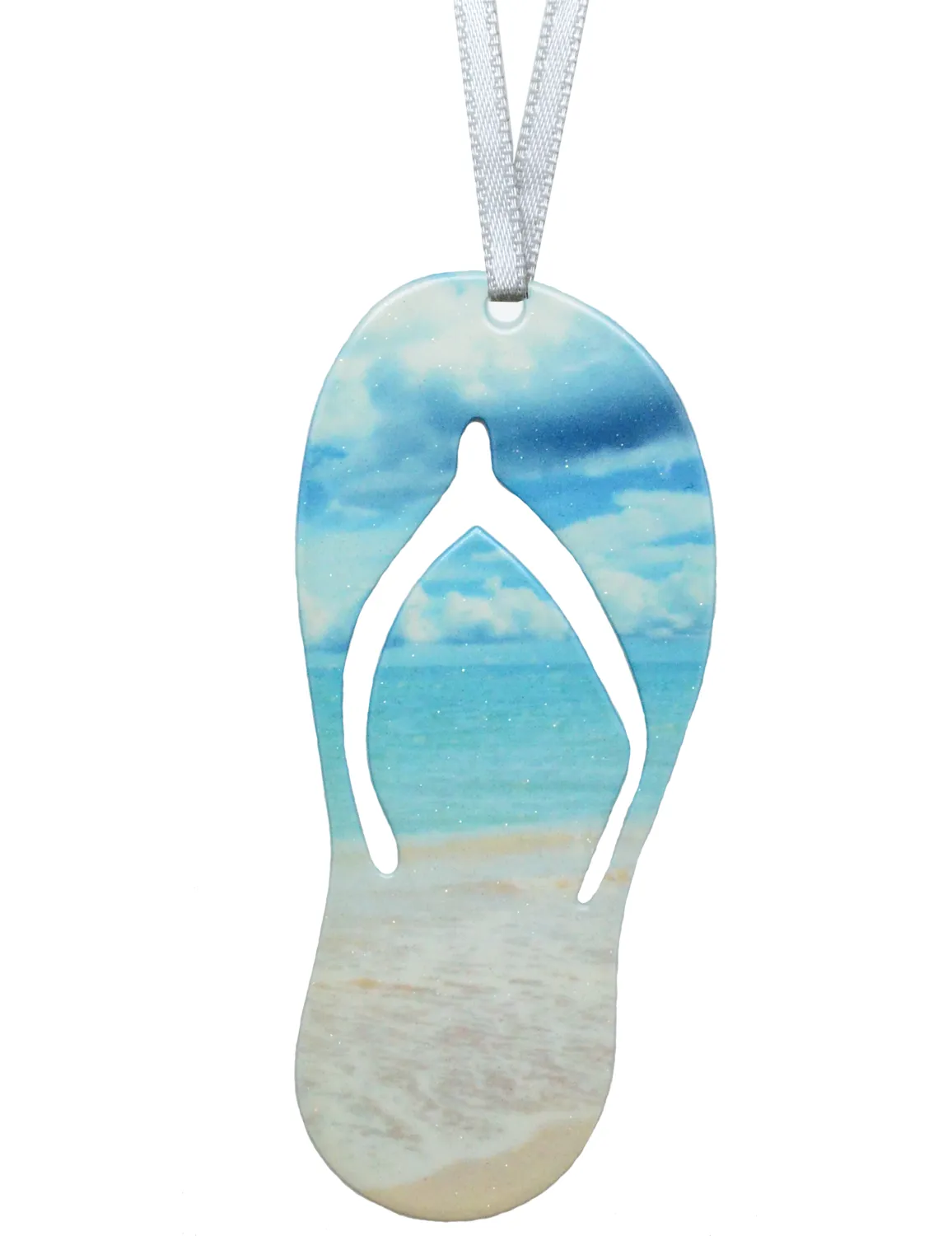 Beach Sandal 4 inch ornament, Item# 8314