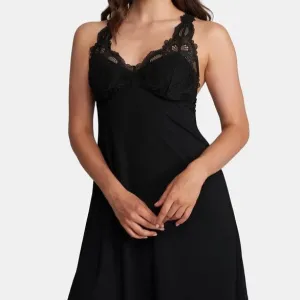 Belle Epoque Iconic Chemise In Black - Fleurt
