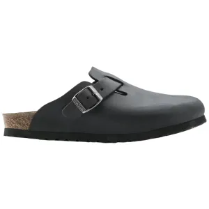 Birkenstock Unisex Boston Clog Black Oiled Leather
