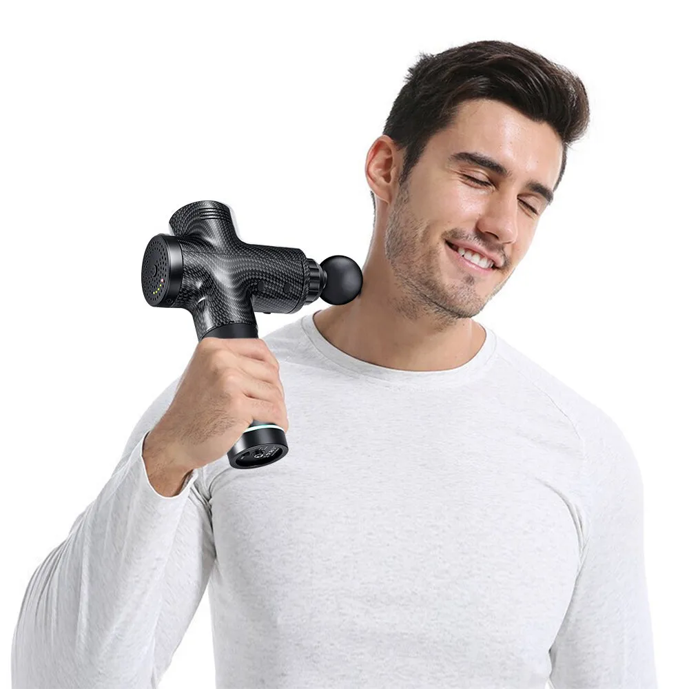 Black Professional Deep Tissue Massager for Muscle | Actinput