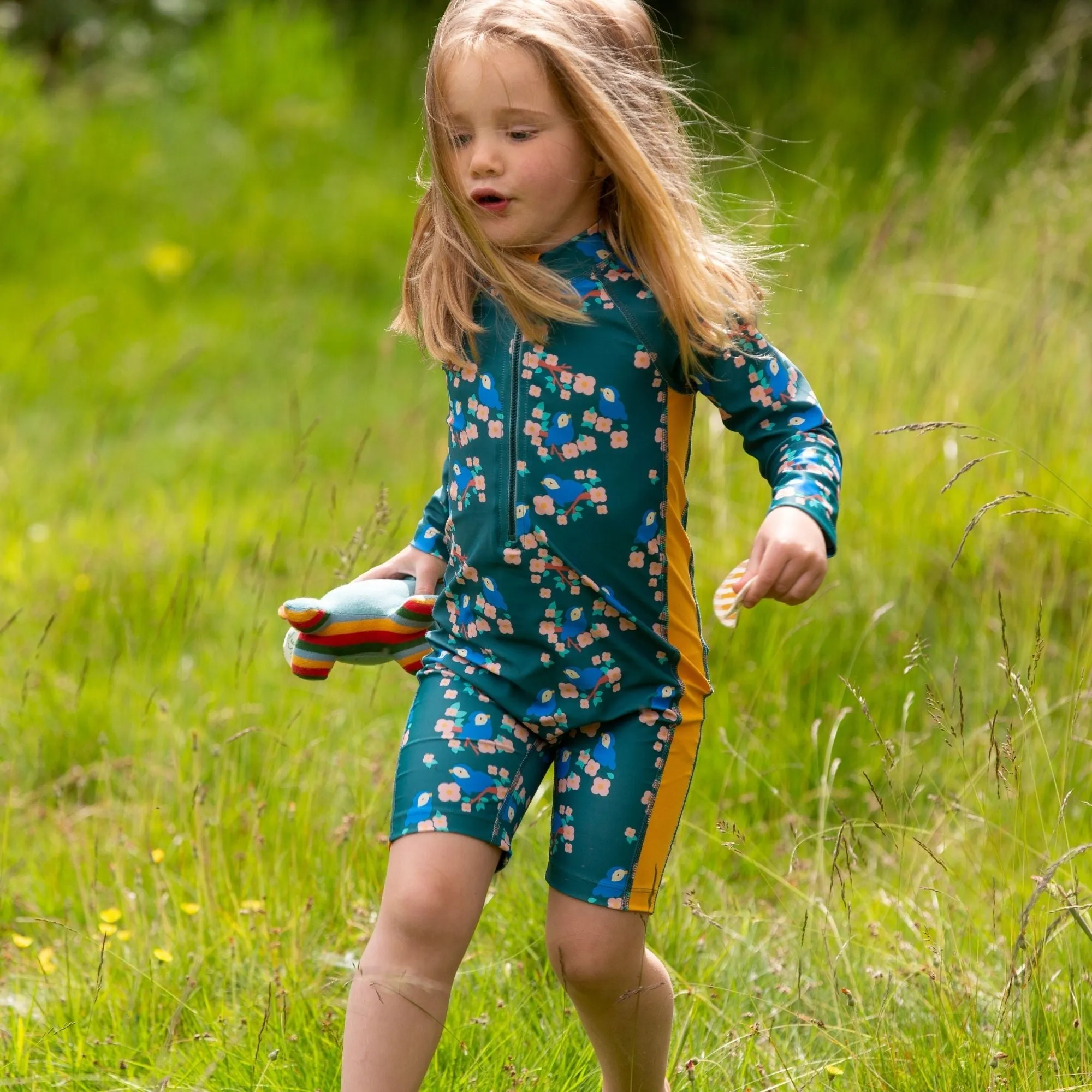 Bluebirds UPF 50  Recycled Sunsafe Sunsuit