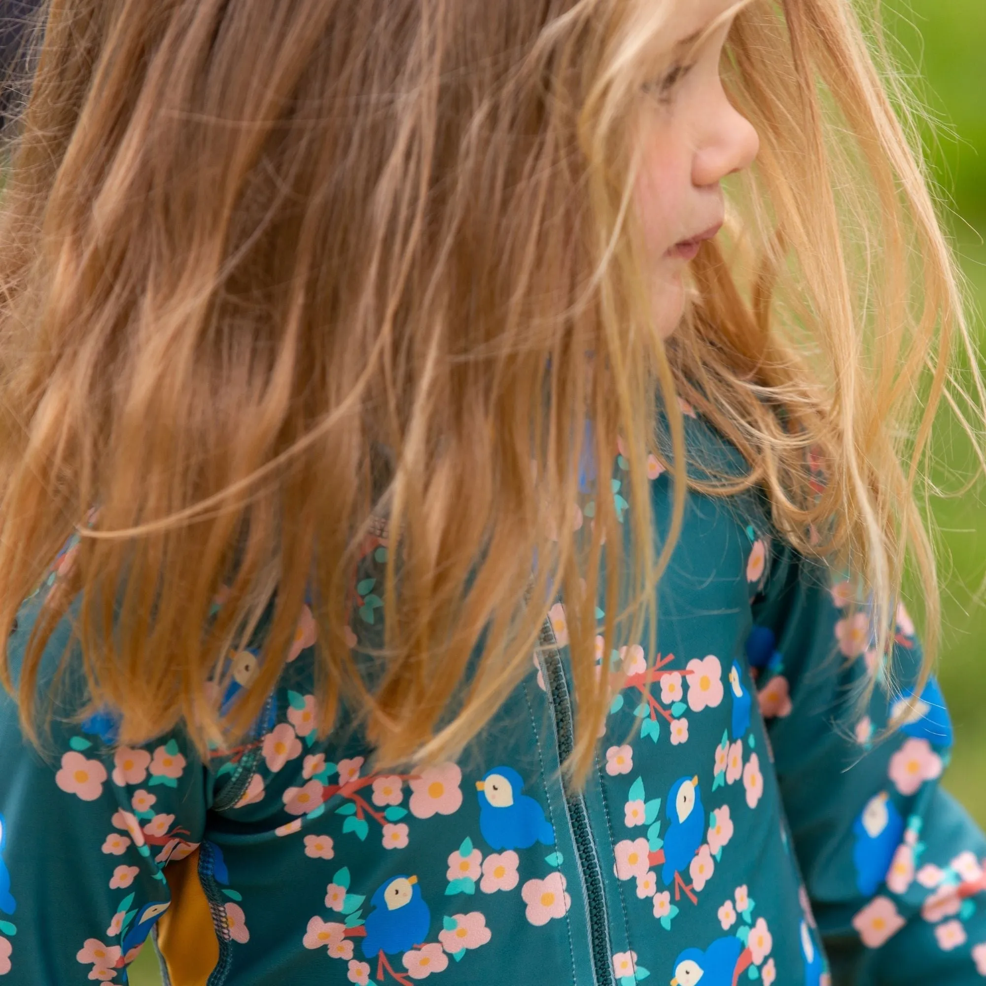 Bluebirds UPF 50  Recycled Sunsafe Sunsuit