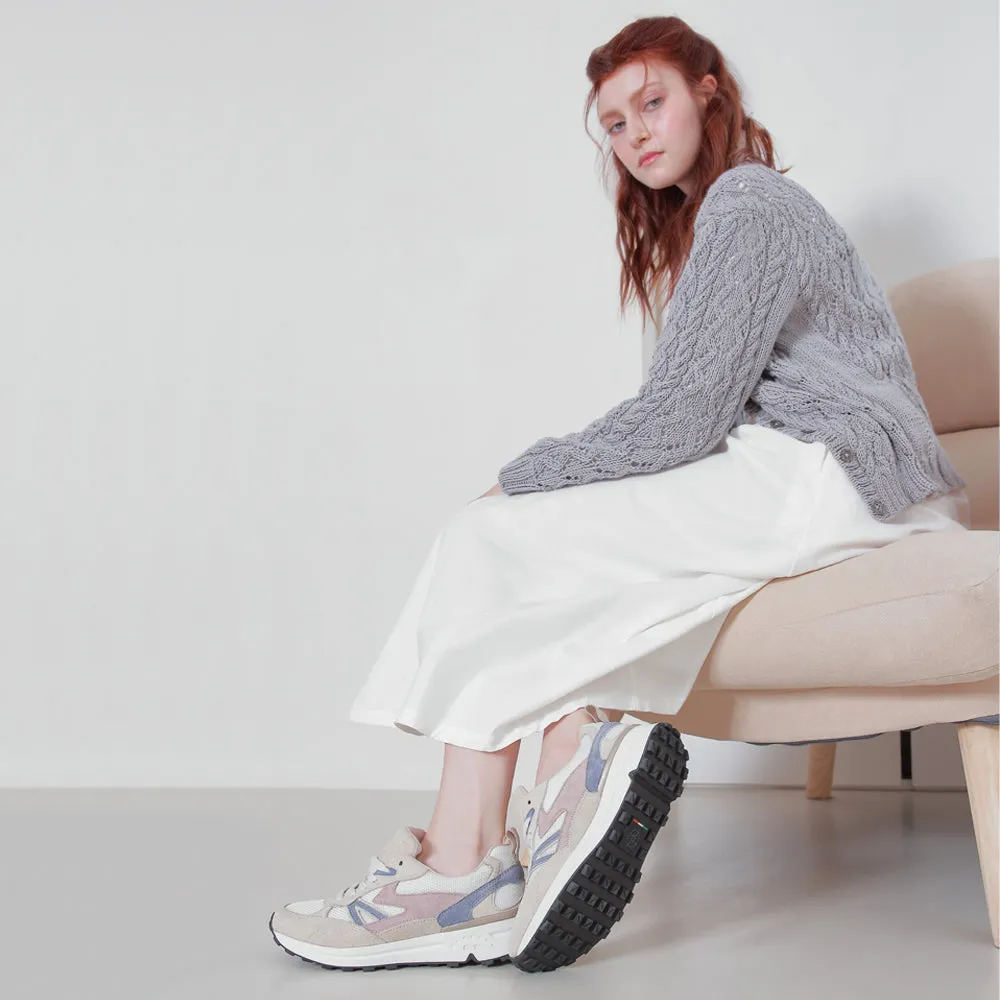 BMS Mesh Lace-Up Sneakers (Angora)