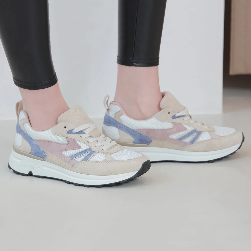 BMS Mesh Lace-Up Sneakers (Angora)