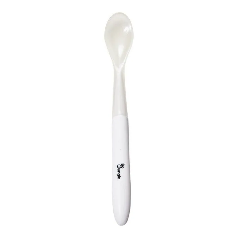 BoJungle Baby Soft Spoon Set 3 Piece Grey - White - Turquoise B571010