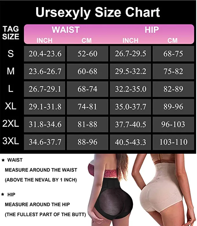 Brand new Hi-Waist Tummy Control Panty Butt Lifter Waist Trainer Brief, Sz 2XL, Fits 31.8-34.6 Waist!