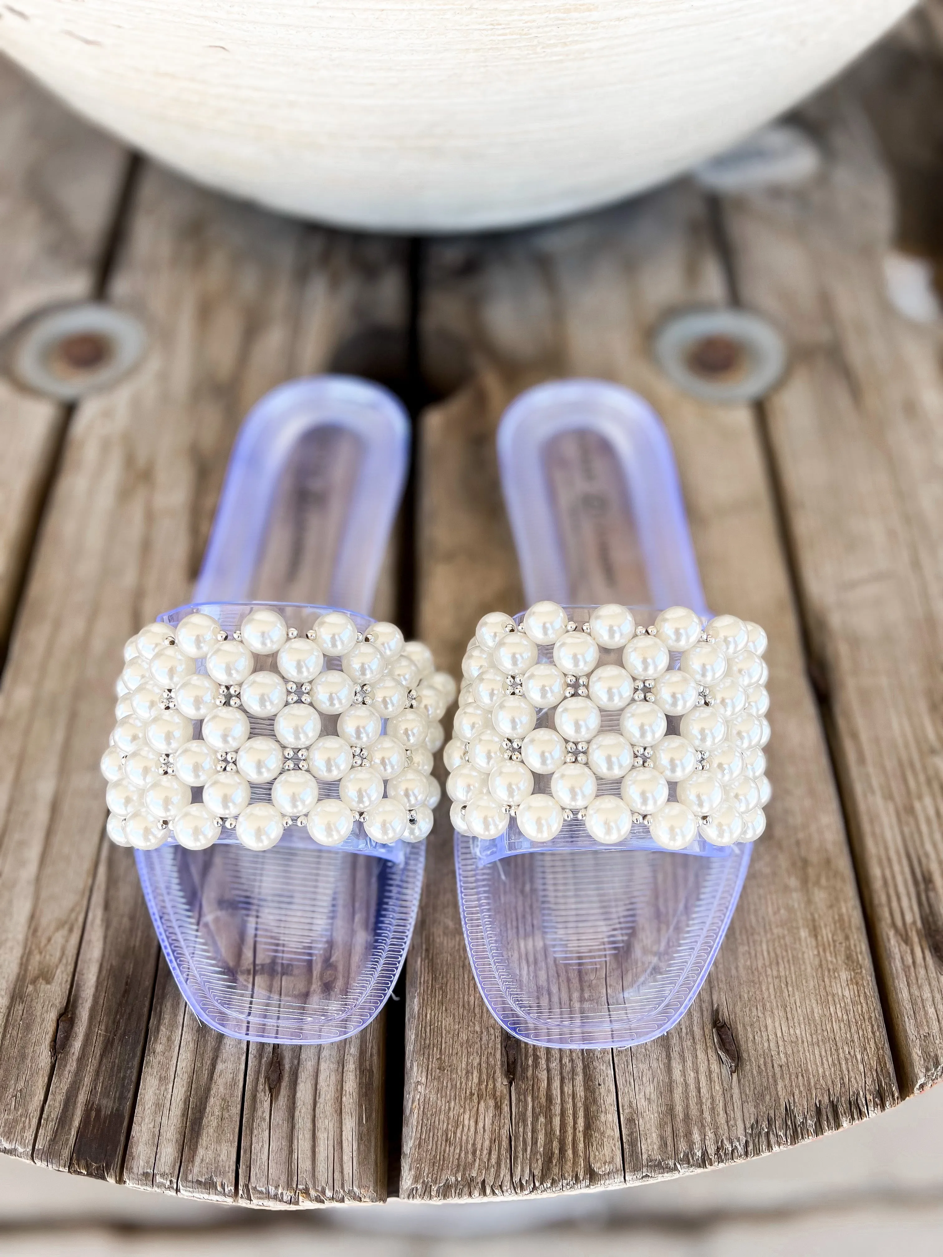 Bryer Clear Pearl Sandal