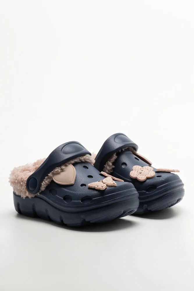 Butterfly Clogs Navy